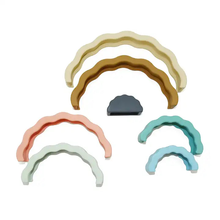 Blocs empilables arc-en-ciel