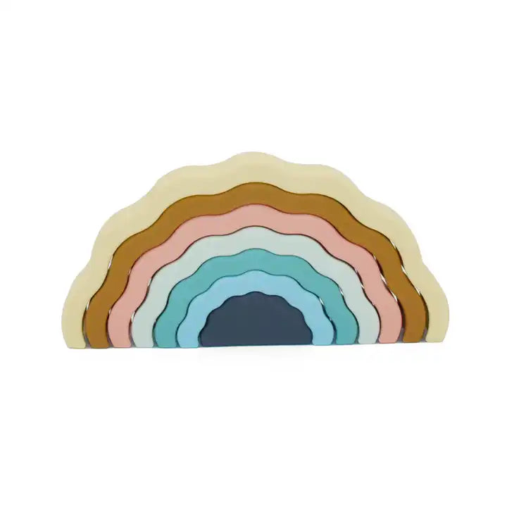 Blocs empilables arc-en-ciel