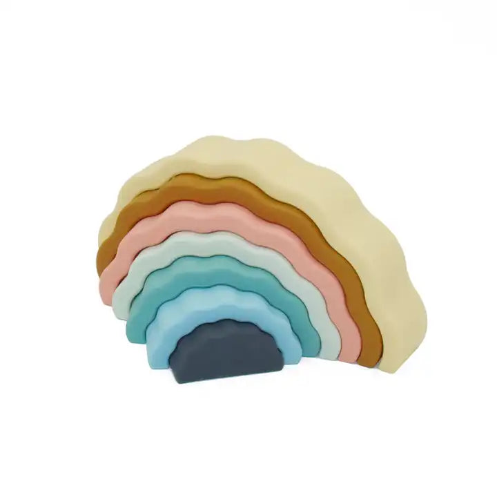 Blocs empilables arc-en-ciel