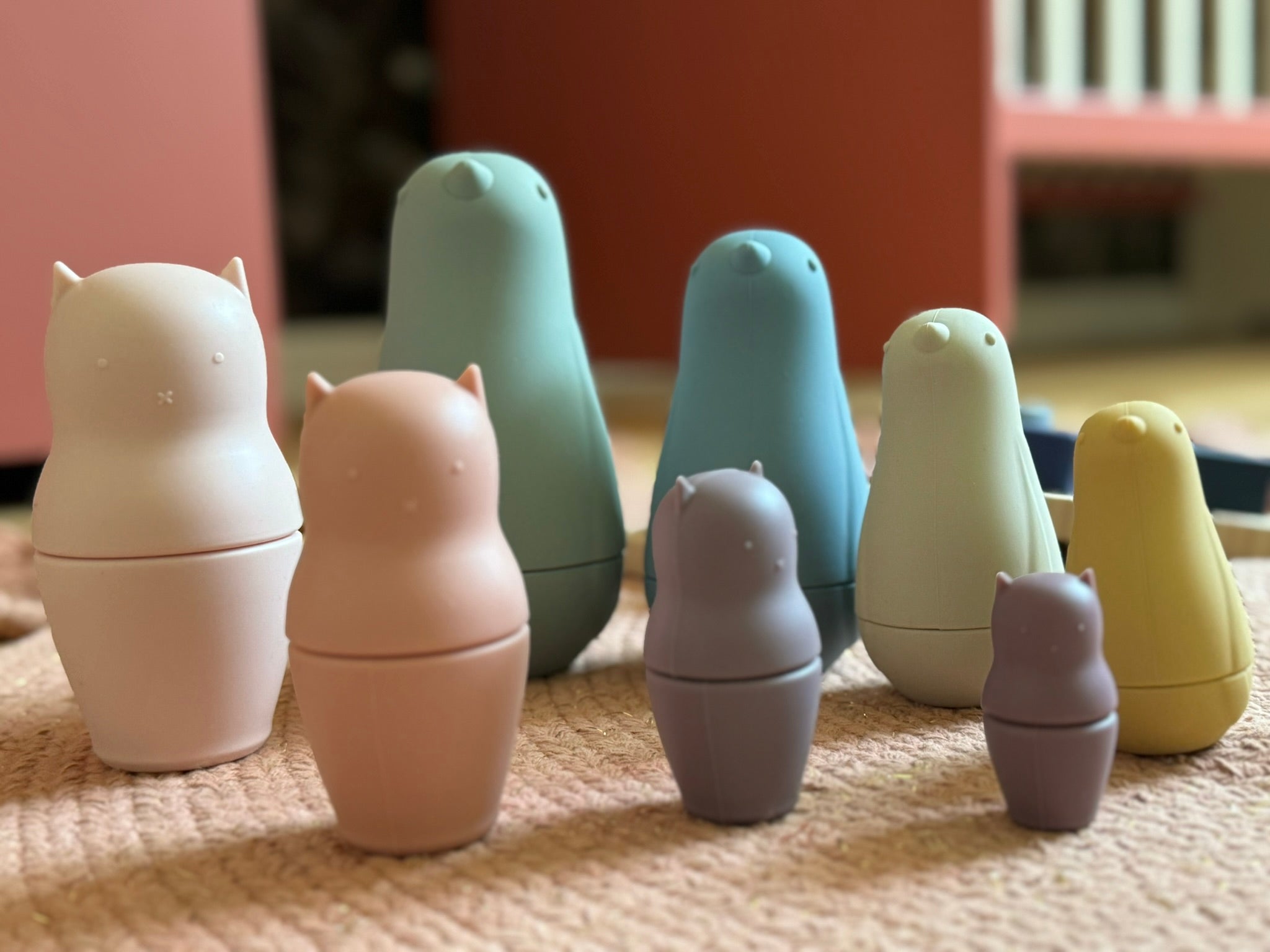 Poupées Gigognes Chat - Jouet Éveil Bébé 10 Mois